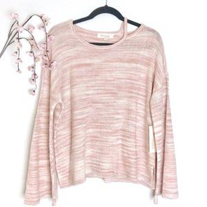 NWT Two by Vince Camuto Pink Marled Sweater